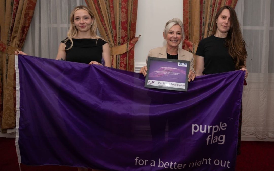 Waving a purple flag for safer streets in Worcester
