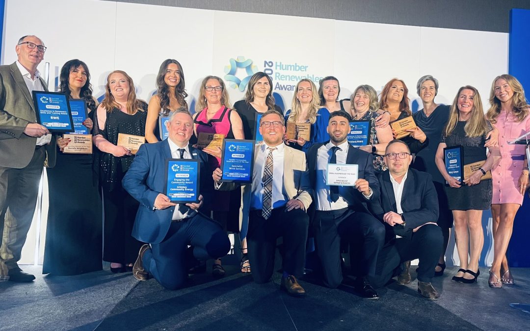 Humber heroes celebrated by renewables industry in emotional night of recognition