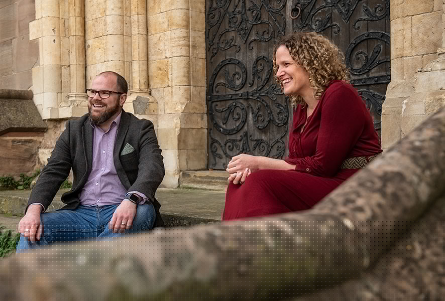 Laura and Ben of Kidderminster based Hewett Recruitment