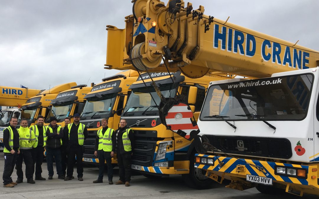 Crane crew give Daisy Appeal a lift as they target Three Peaks Challenge