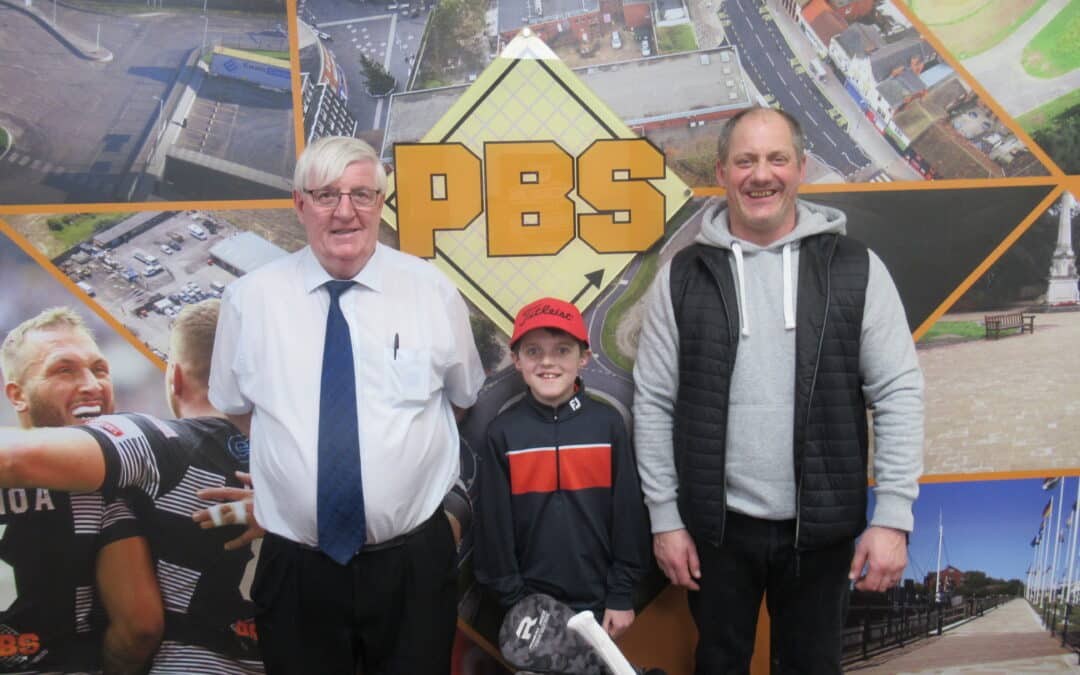 Callum enjoys memorable golfing season thanks to PBS Construction