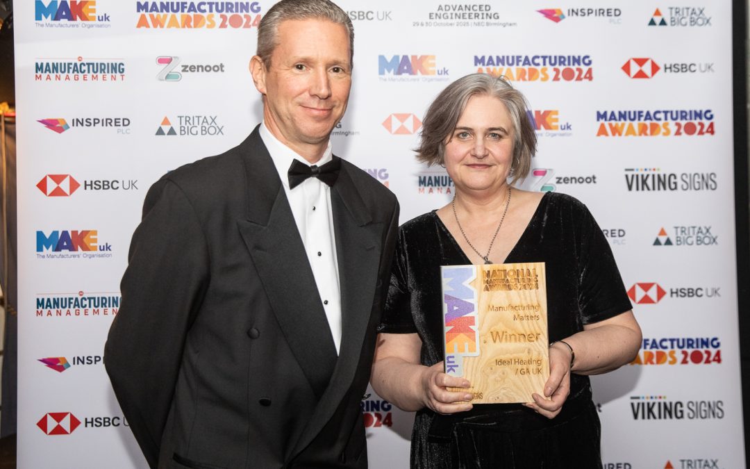Ideal Heating strikes gold in national manufacturing awards