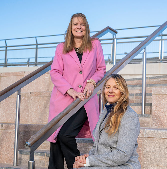 Hannah Cheshire and Sue Altass of Inspire Ignite