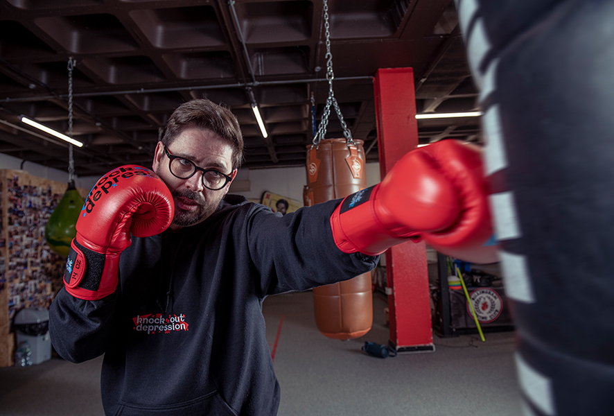 Knock Out Depression founder Matthew Williams