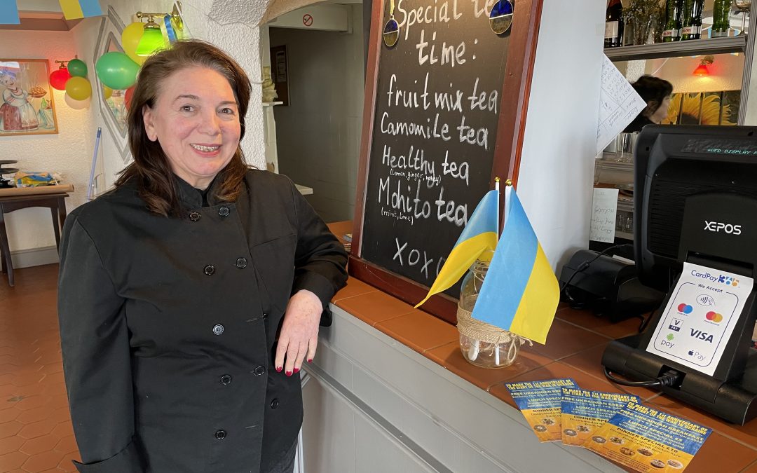 Ukrainian restaurant marks first anniversary with fundraising dinner