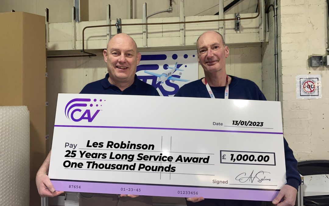 CAV Systems’ dispatch coordinator receives award for long service