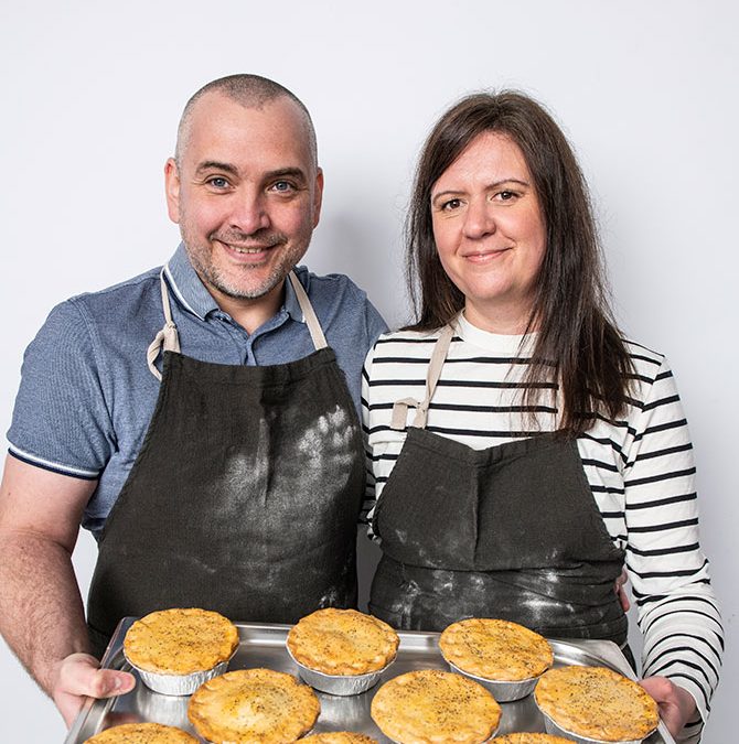 Sarah and Chris Fryers’ plant-based pie business, Magpye, takes flight