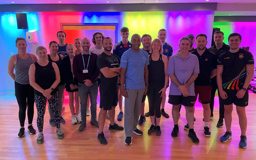 Top athletes deliver a champion workout for charity supporters