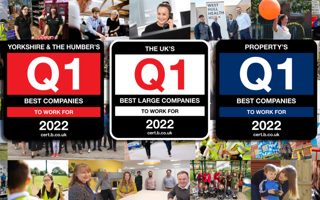 Sewell Group ranked seventh best company to work for in Yorkshire and the Humber
