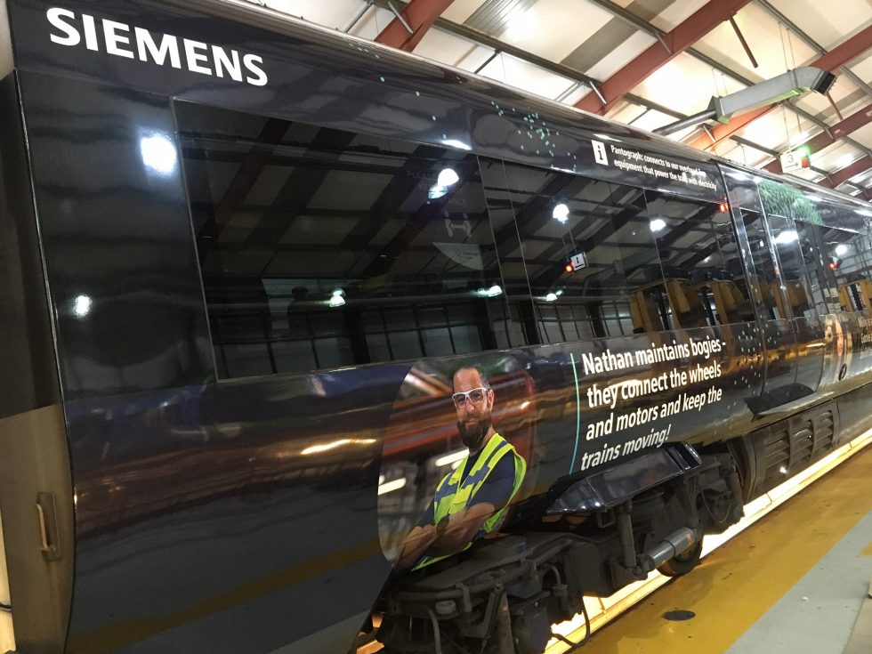 train carriages inspire next generation of rail
