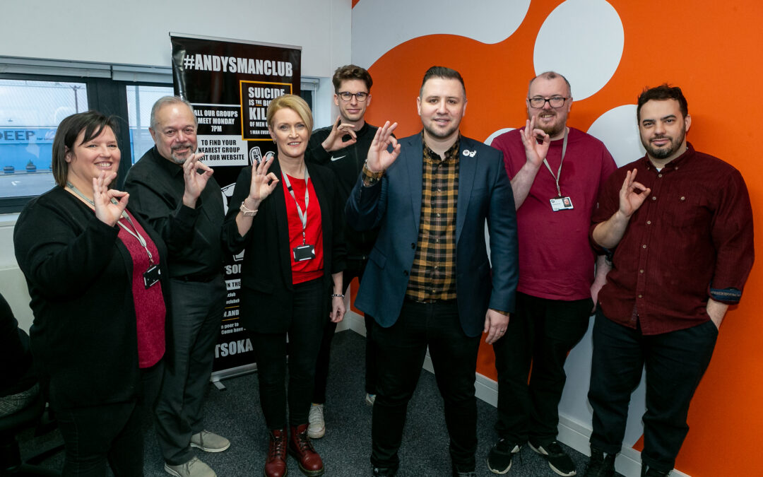 Business backing supports launch of new facility for male mental health charity