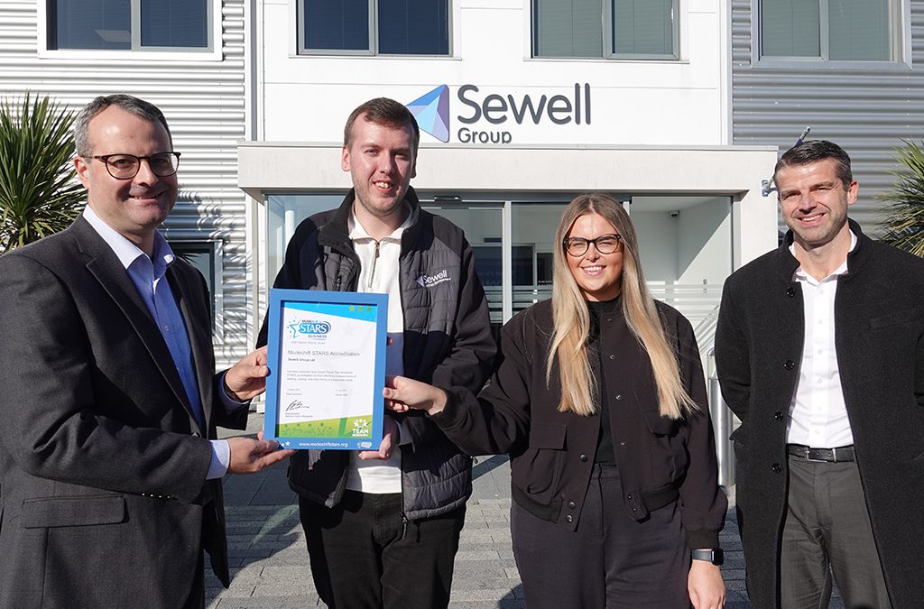 Sewell Group secures national status for supporting staff to make sustainable travel choices