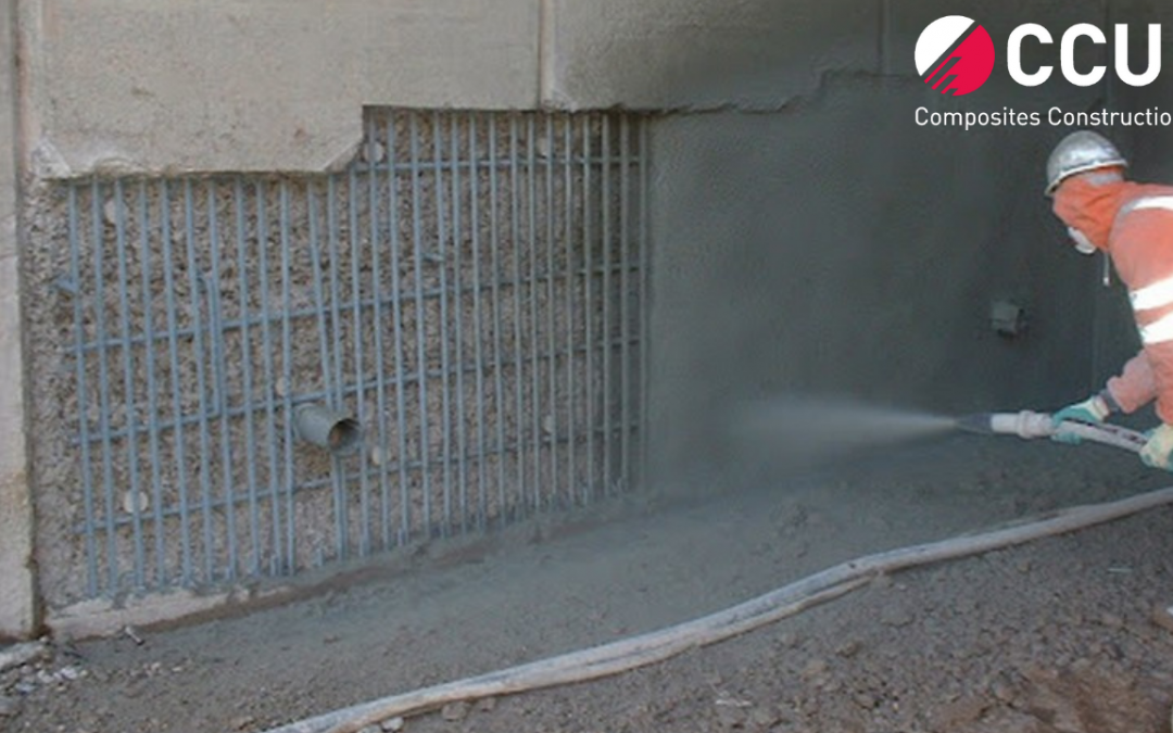 What is the difference between wet and dry sprayed concrete?